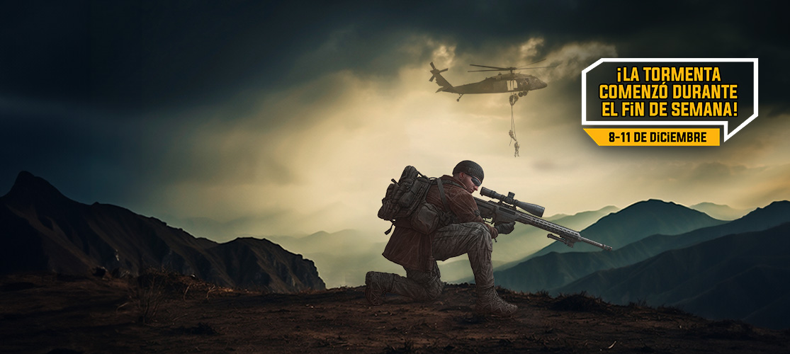 ¡La tormenta comenzó durante el fin de semana!